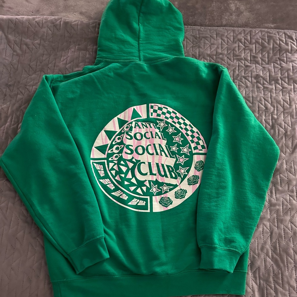 ASSC green hoodie sz M